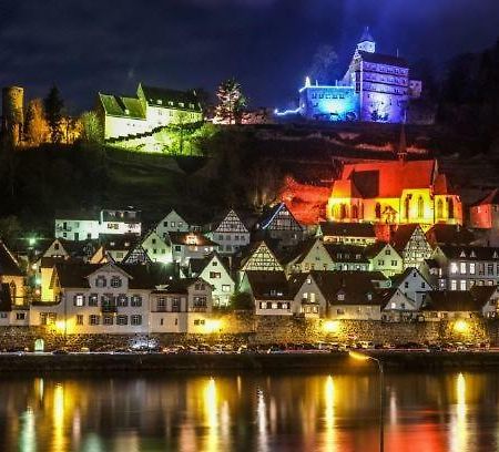 ヒルシュホルンNatur Und Neckarblick Bei Heidelbergアパートメント エクステリア 写真