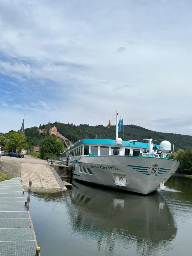 ヒルシュホルンNatur Und Neckarblick Bei Heidelbergアパートメント エクステリア 写真