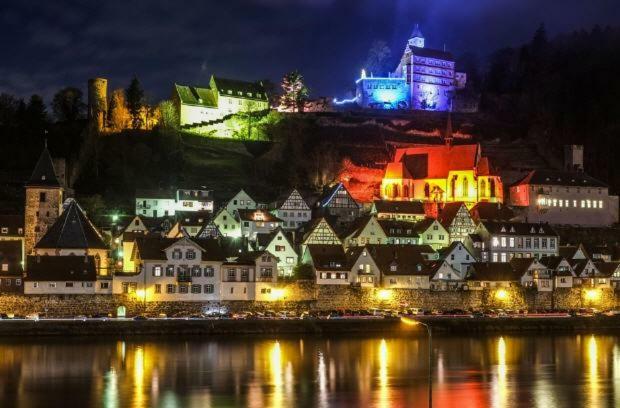 ヒルシュホルンNatur Und Neckarblick Bei Heidelbergアパートメント エクステリア 写真